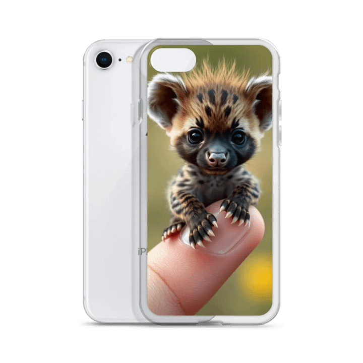 Tiny Wild Hyena iPhone Clear Case product image (51)