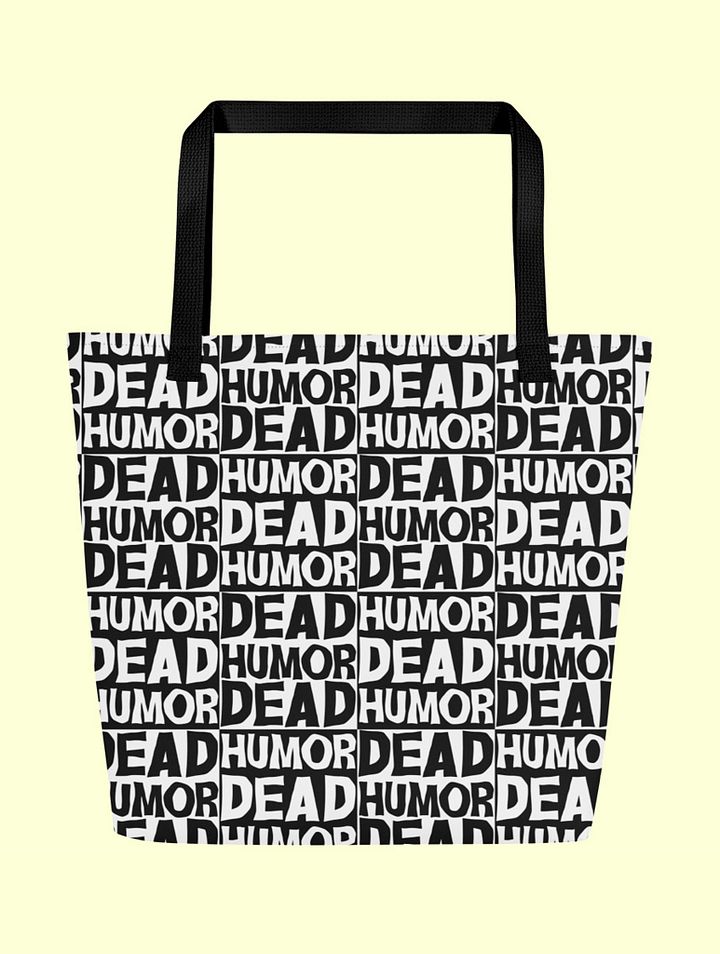Dead Humor Checkerboard Print Tote Bag product image (1)