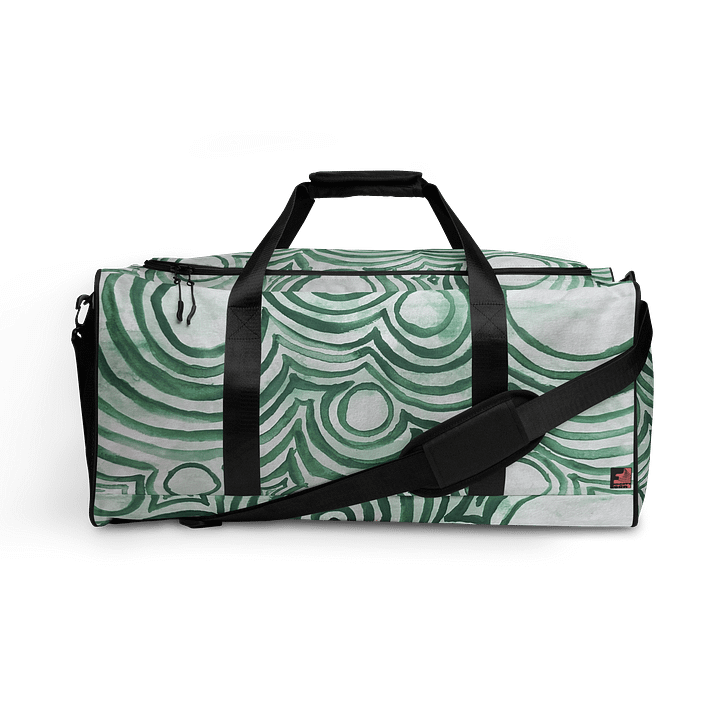 "Green Swirl" Duffel Bag product image (1)