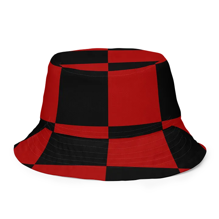 Checkmate and Floral Reversible Bucket Hat product image (2)