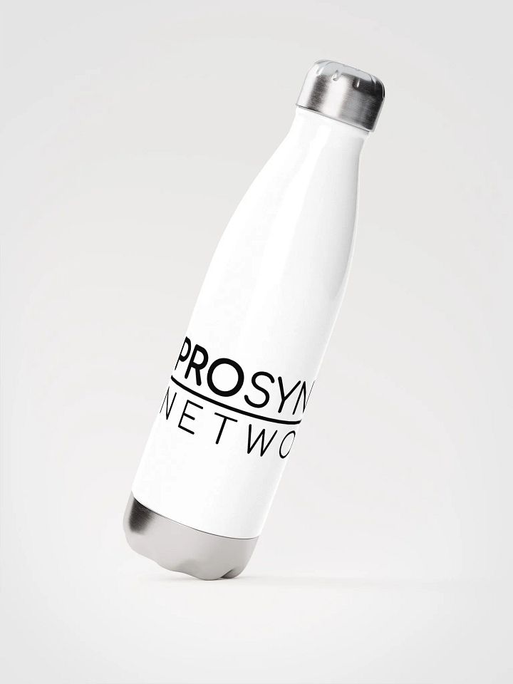Pro SYnth Network Stainless Steel Water Bottle - White product image (2)