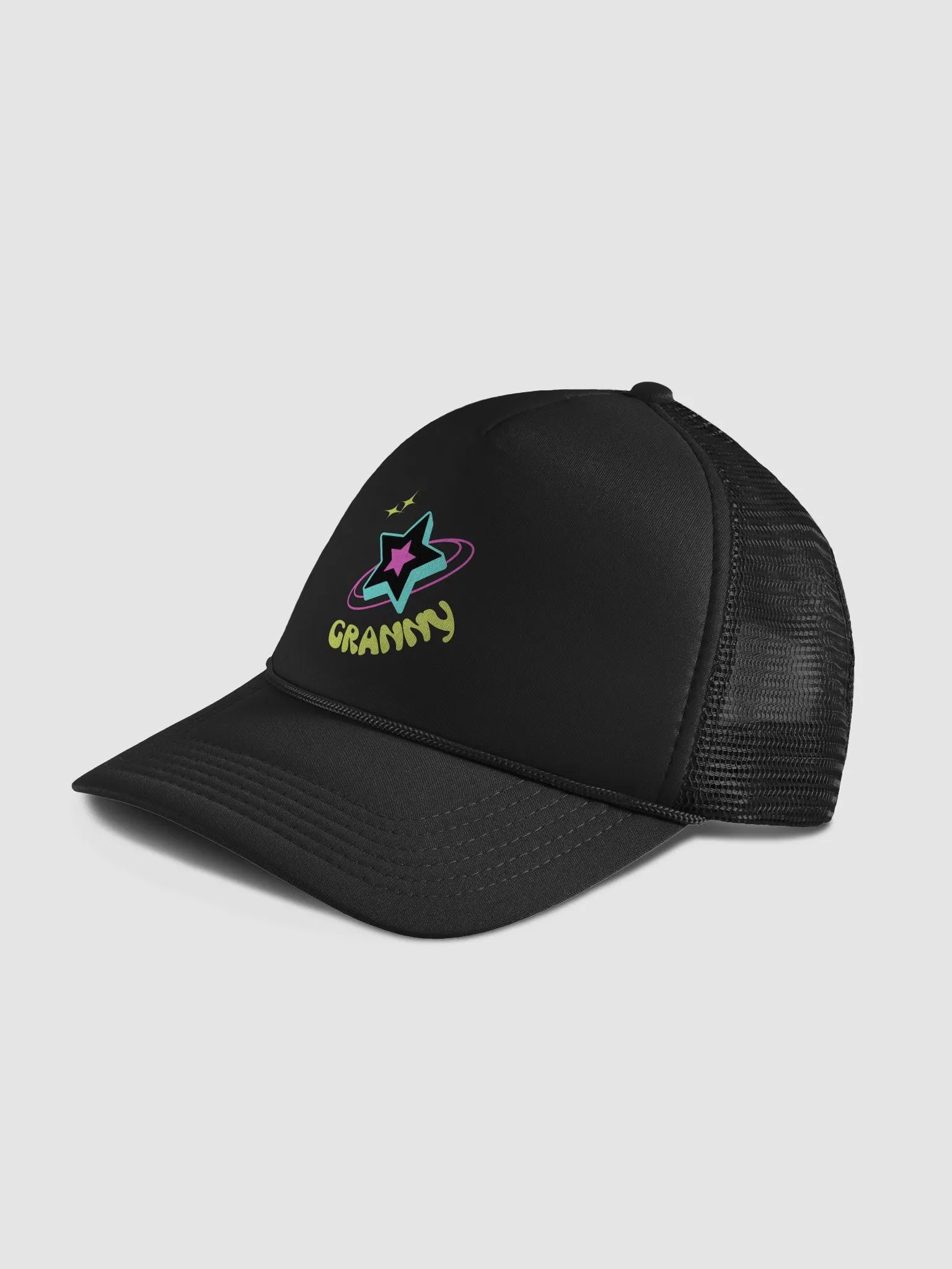 Starry Grandma Foam Trucker Hat product image (4)