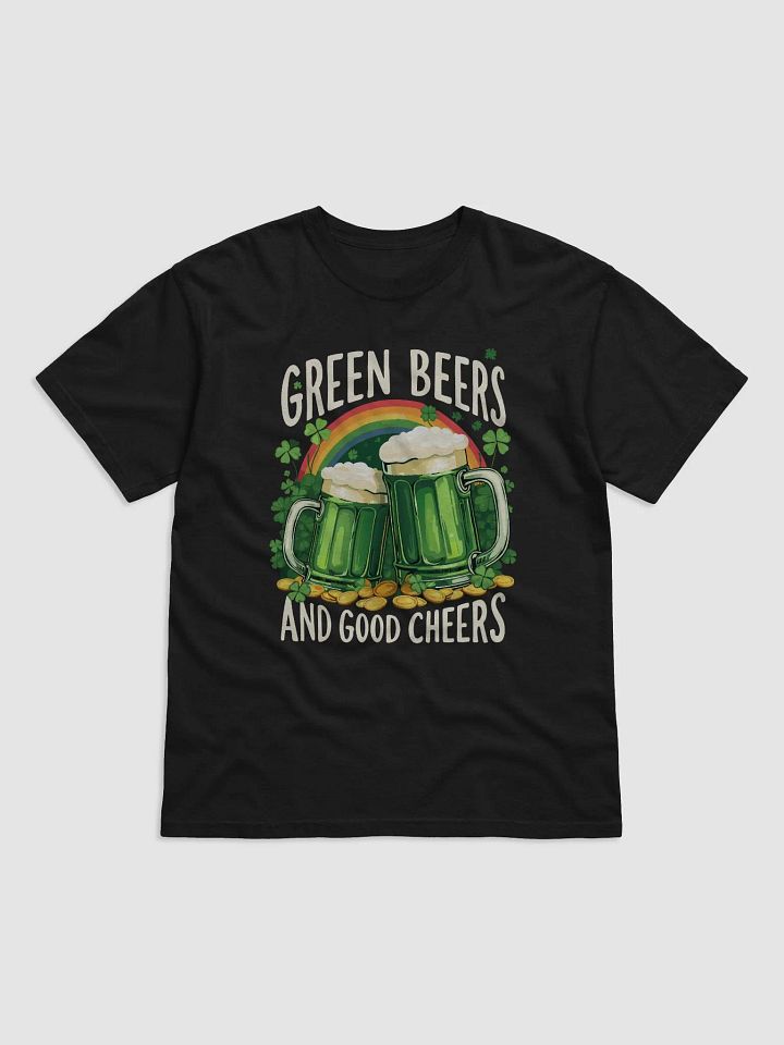 Green Beers and Good Cheers St. Patrick’s Day T-Shirt – Fun Irish Celebration Tee product image (3)