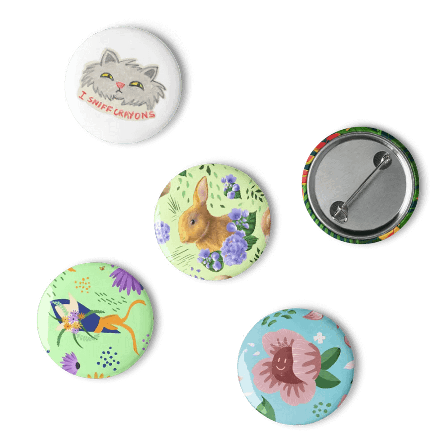 Squibble Design Art Pin Badge Set product image (5)