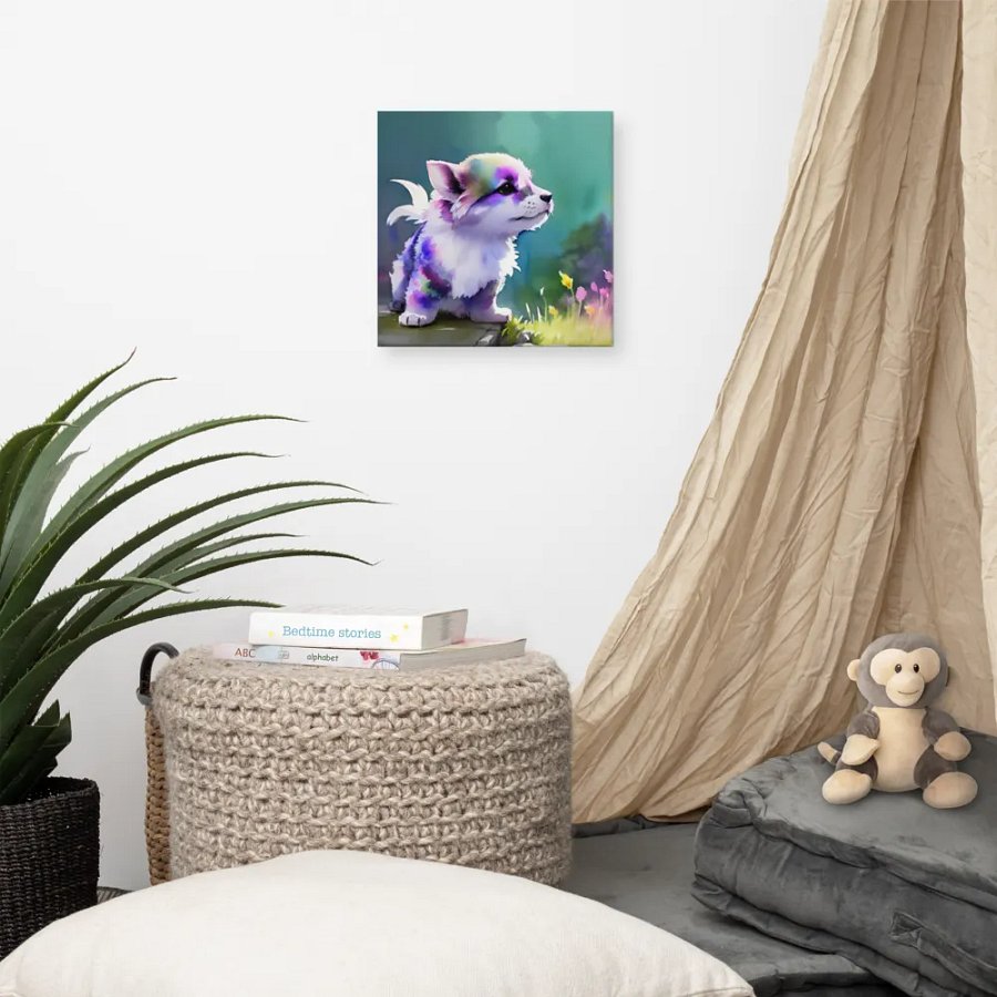 Cute Dog Digital Painting - v1 product image (7)