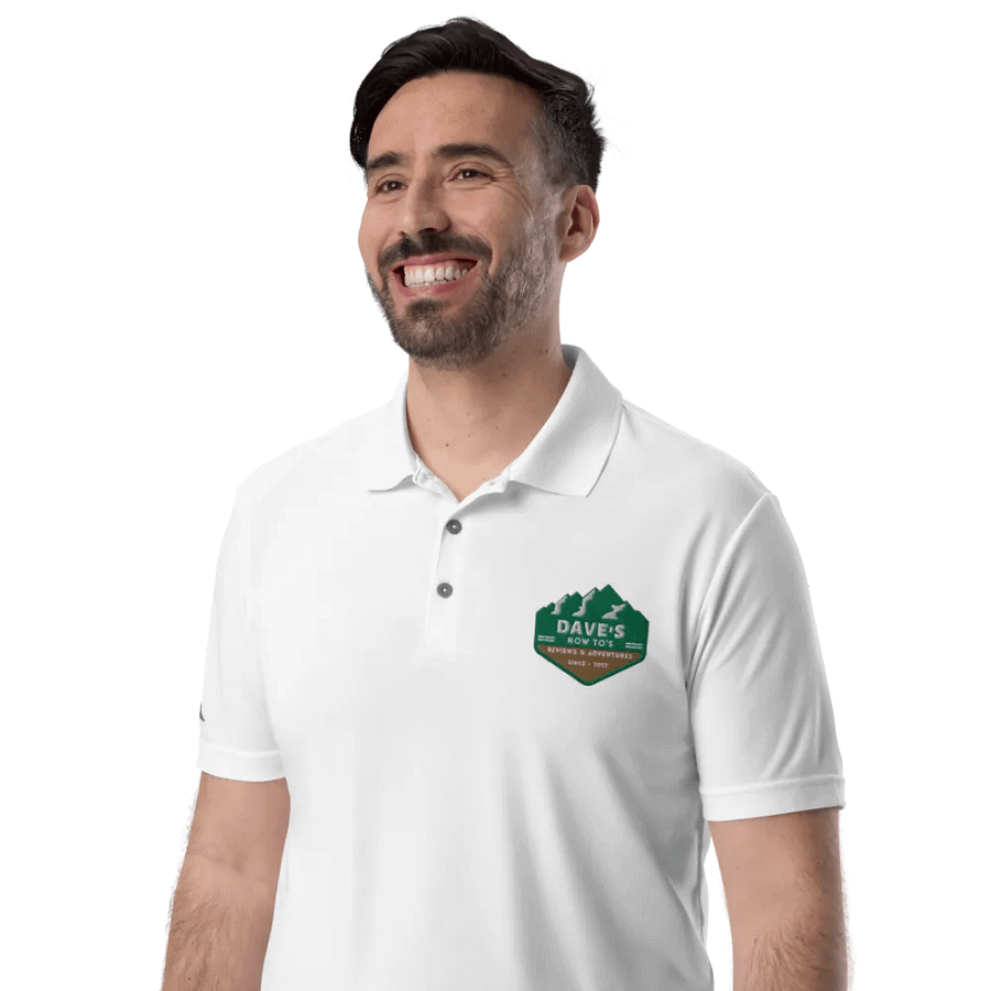 Dave's Embroidered Mountain Performance Polo: Eco-Friendly Style product image (5)