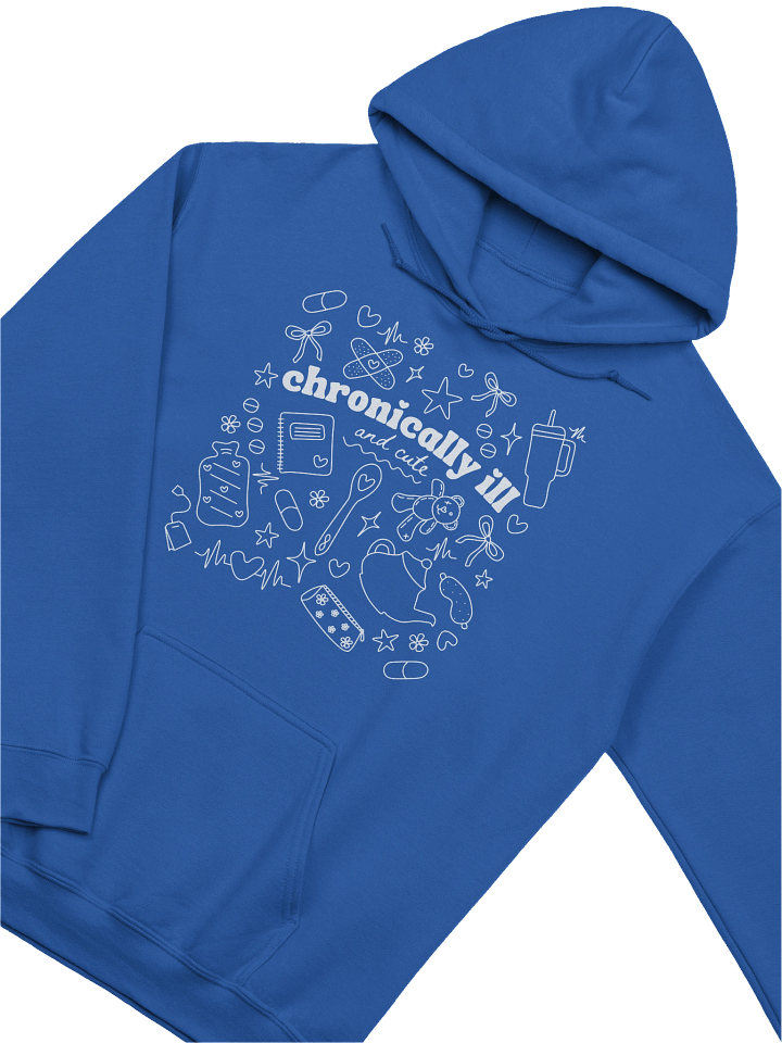 Chronically Ill and Cute Hoodie - White product image (17)