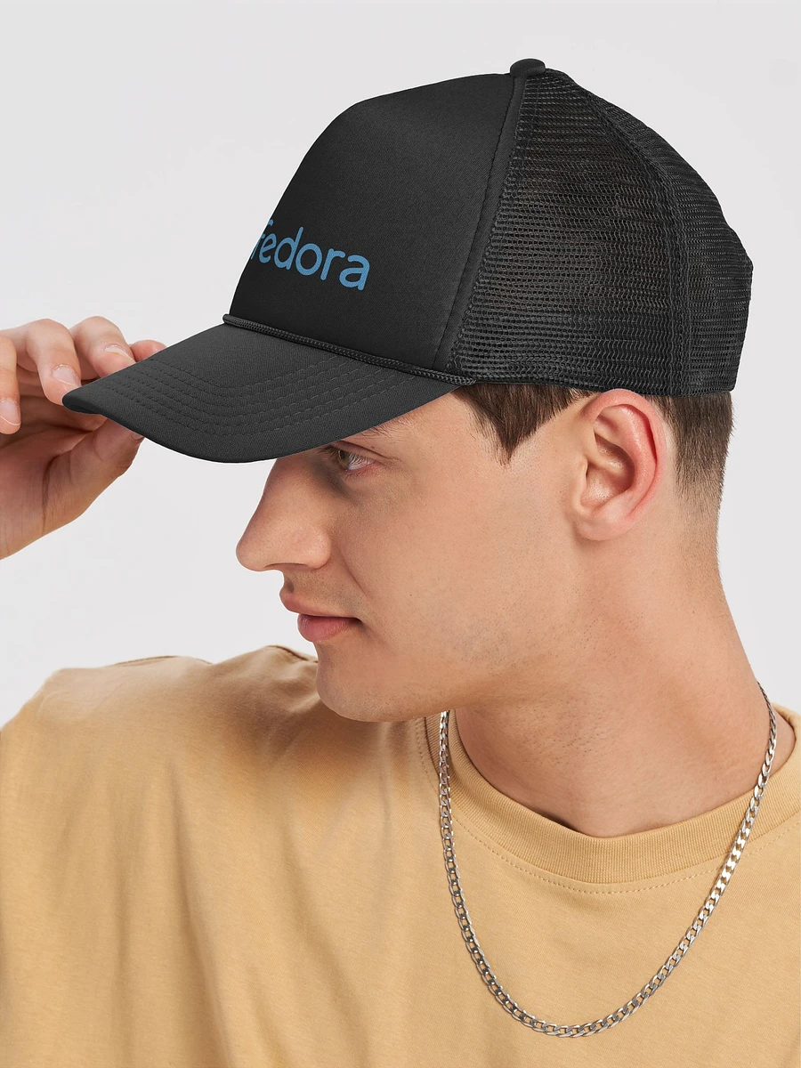 Valucap Foam Hat with Fedora Logo product image (8)