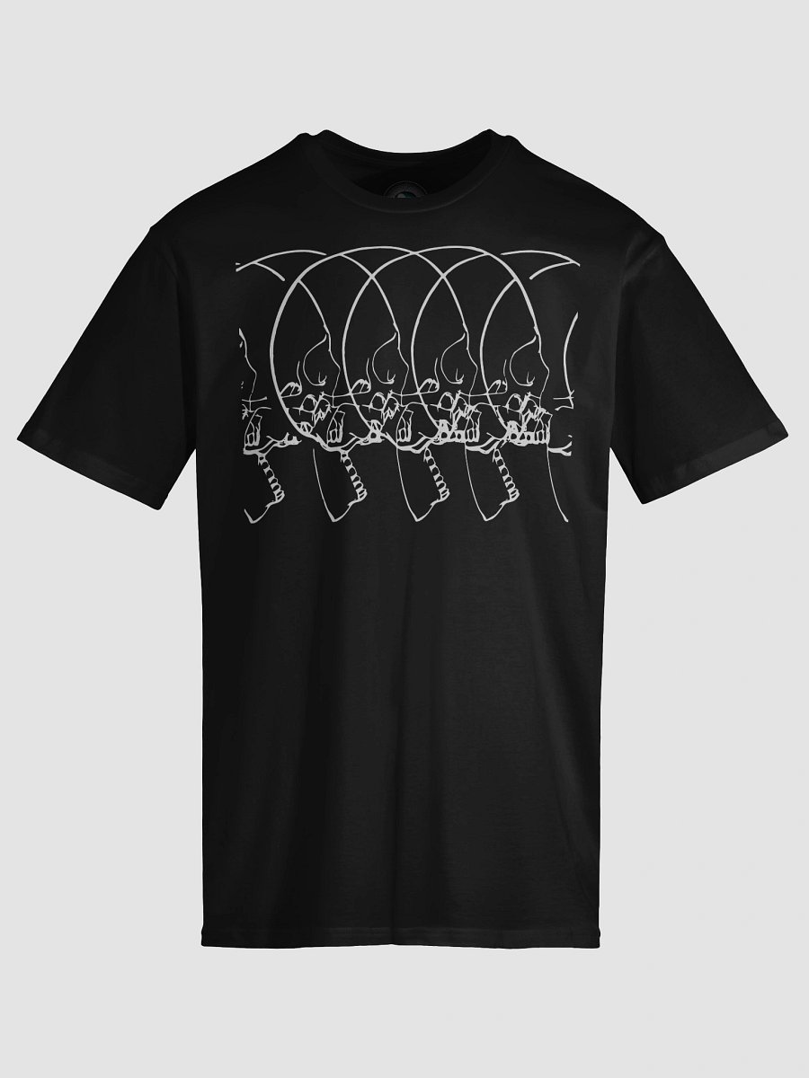SKULL 3D OPTICAL ILLUSION T-SHIRT UNISEX product image (3)