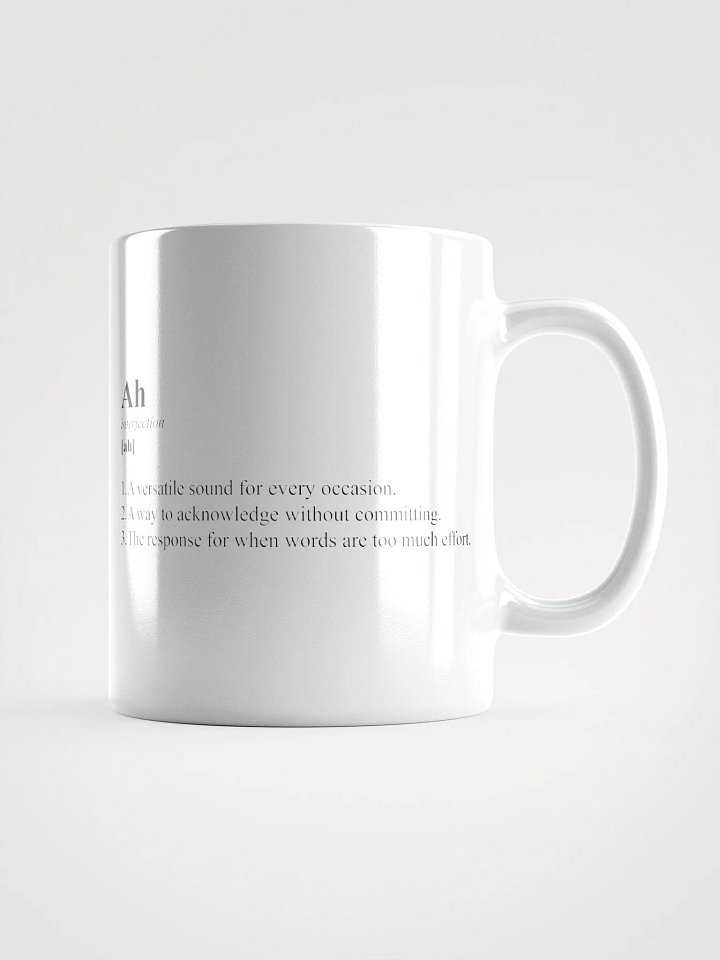 The Ah Definition Mug (White) product image (2)