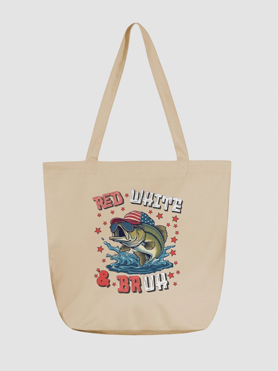 Red White And Bruh Eco-Friendly Tote Bag product image (5)