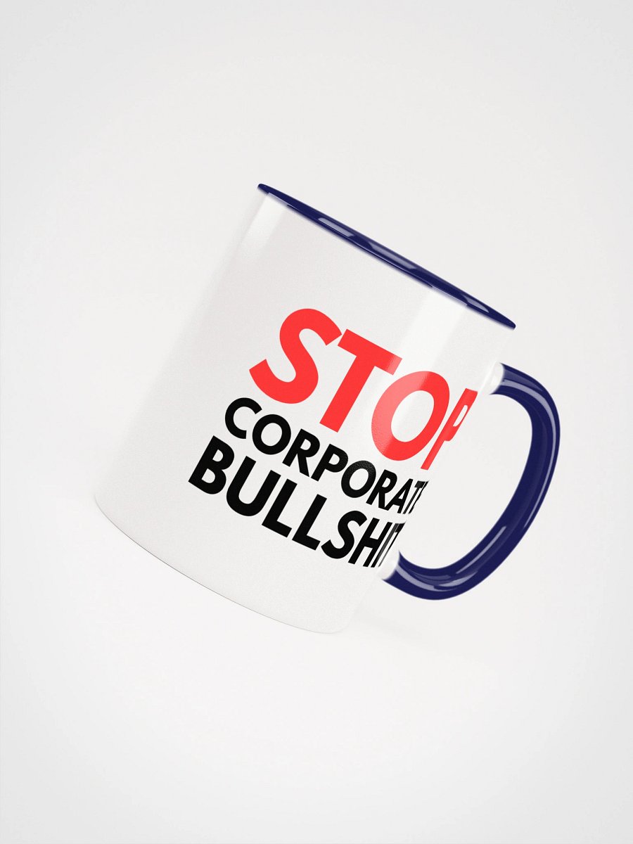STOP corporate bullshit Mug product image (37)