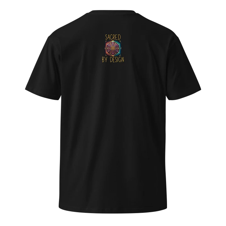 Sacred Geometry Optical Illusion T-Shirt - Unique Cube Art Design product image (2)