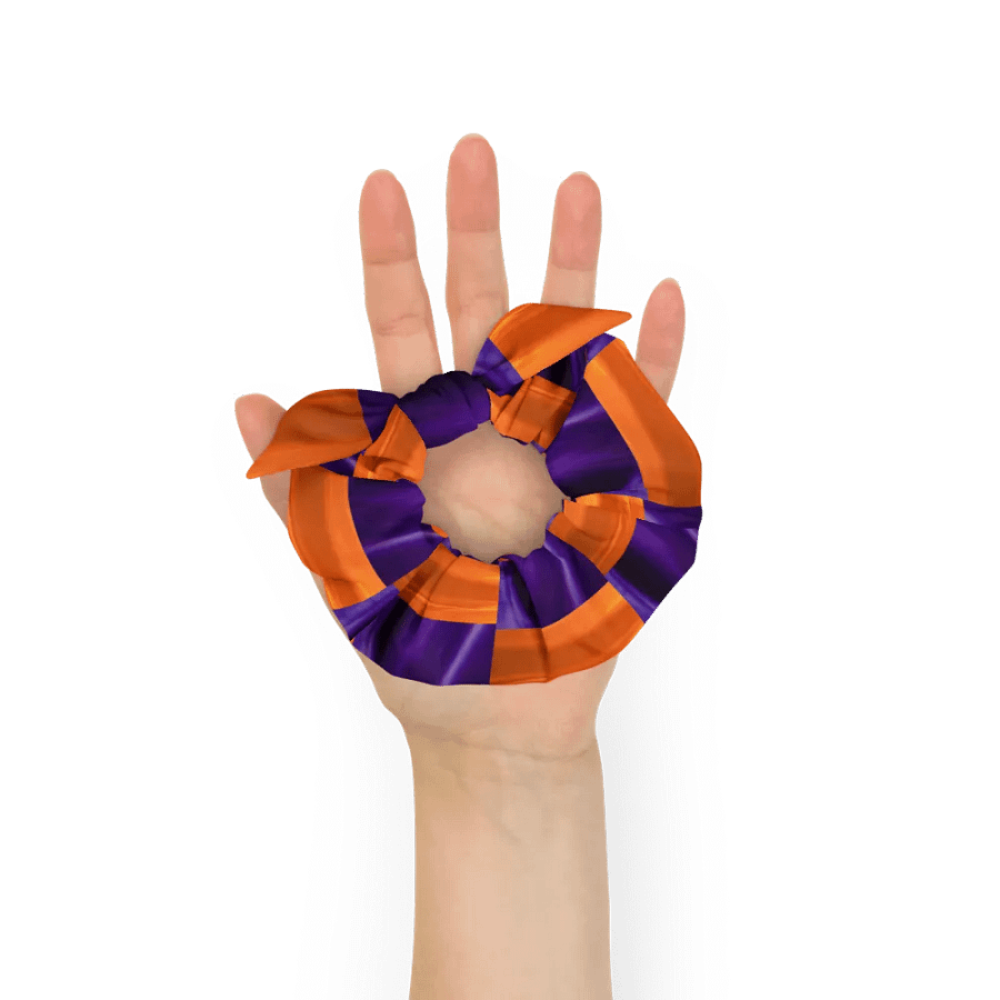 Festive Halloween Checkerboard All-Over Print Scrunchie product image (11)