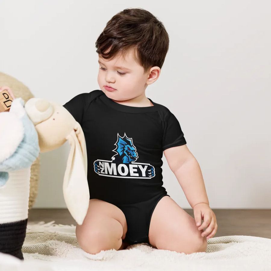 NZMOEY Logo Bella+Canvas Baby Short Sleeve One Piece product image (5)