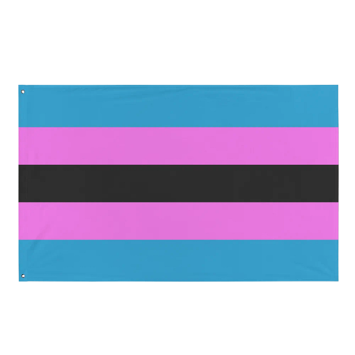 Black Trans Pride Flag product image (1)