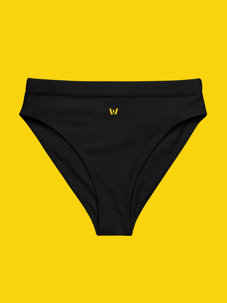 All-Over Print Recycled High Waisted Bikini Bottom | WIL Style product image (5)