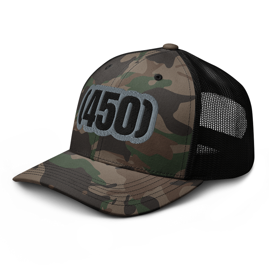 Retro Camo Number Trucker Cap product image (4)