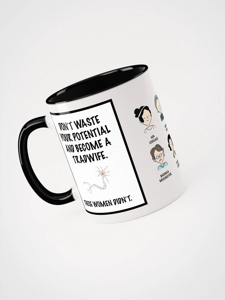 The Anti-Tradwife Ceramic Mug Of Great Women Scientists product image (1)