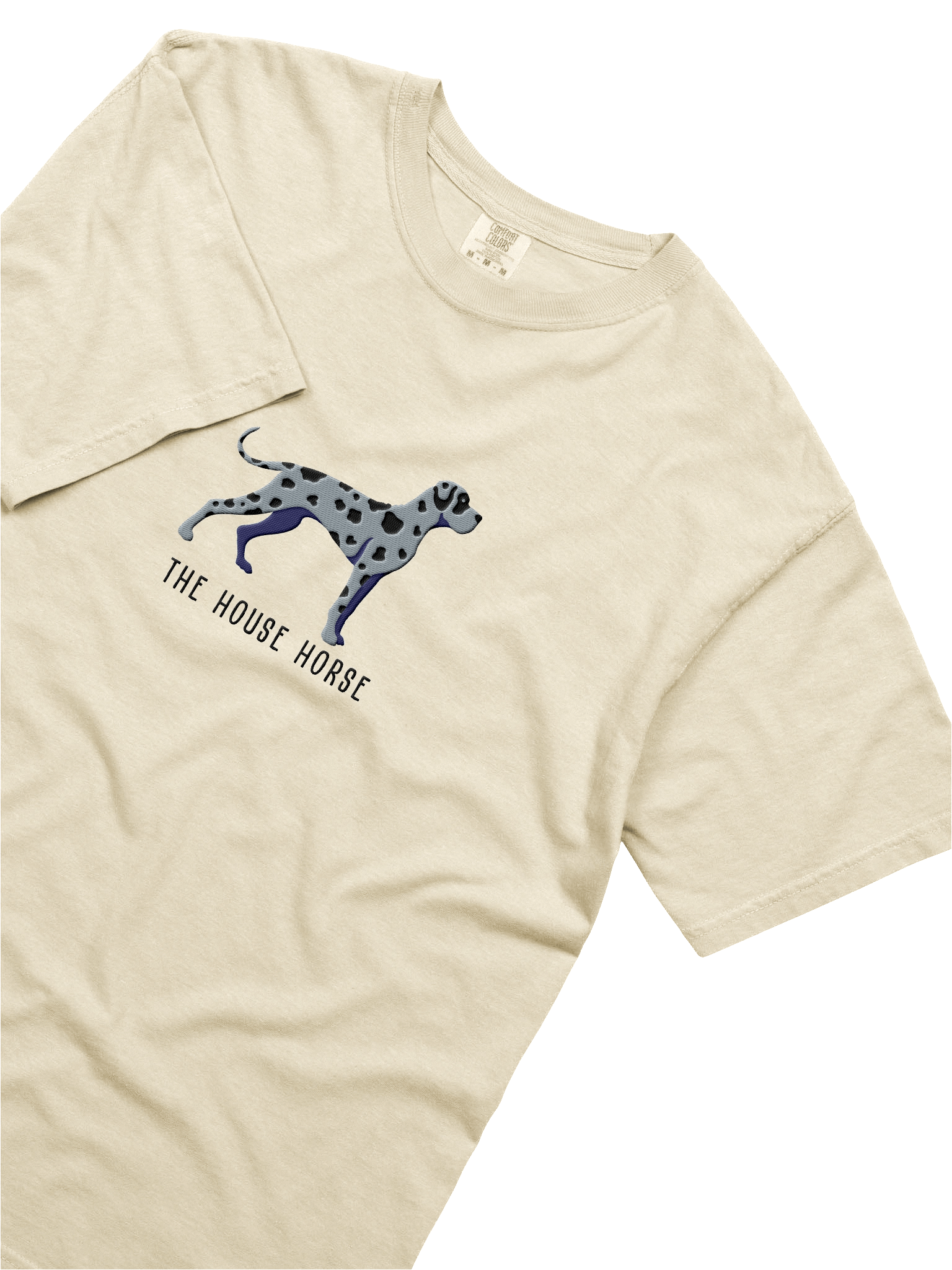 The House Horse T-Shirt(Embroidered) of a Great Dane(Blue Merle) product image (45)