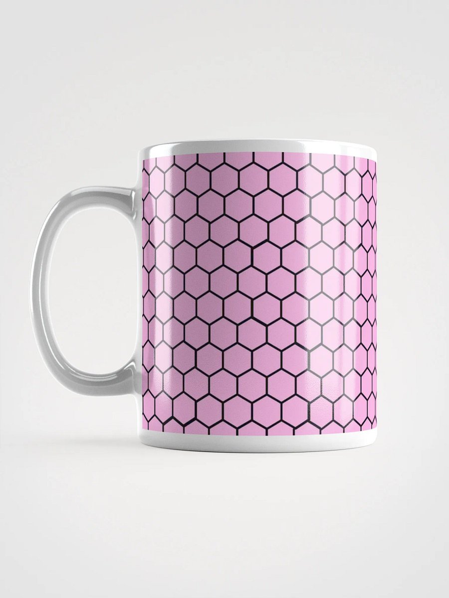 Pink Hex Grid Mug product image (18)