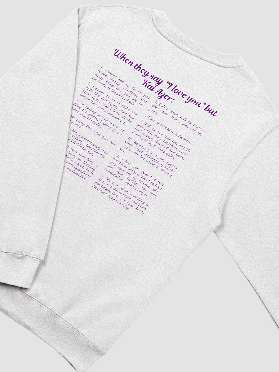 Kai Azer's Quotes Crewneck Sweatshirt product image (1)