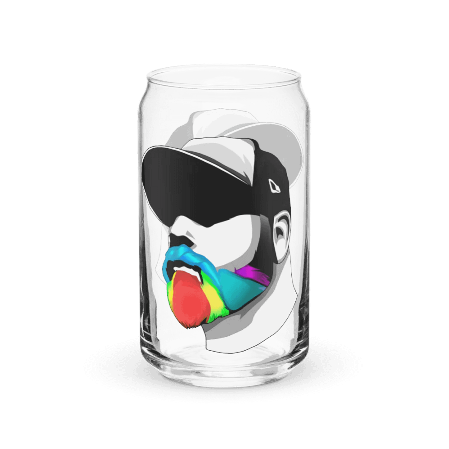 RainbowBeard New Head Logo Can-Shaped Glass 16oz product image (39)