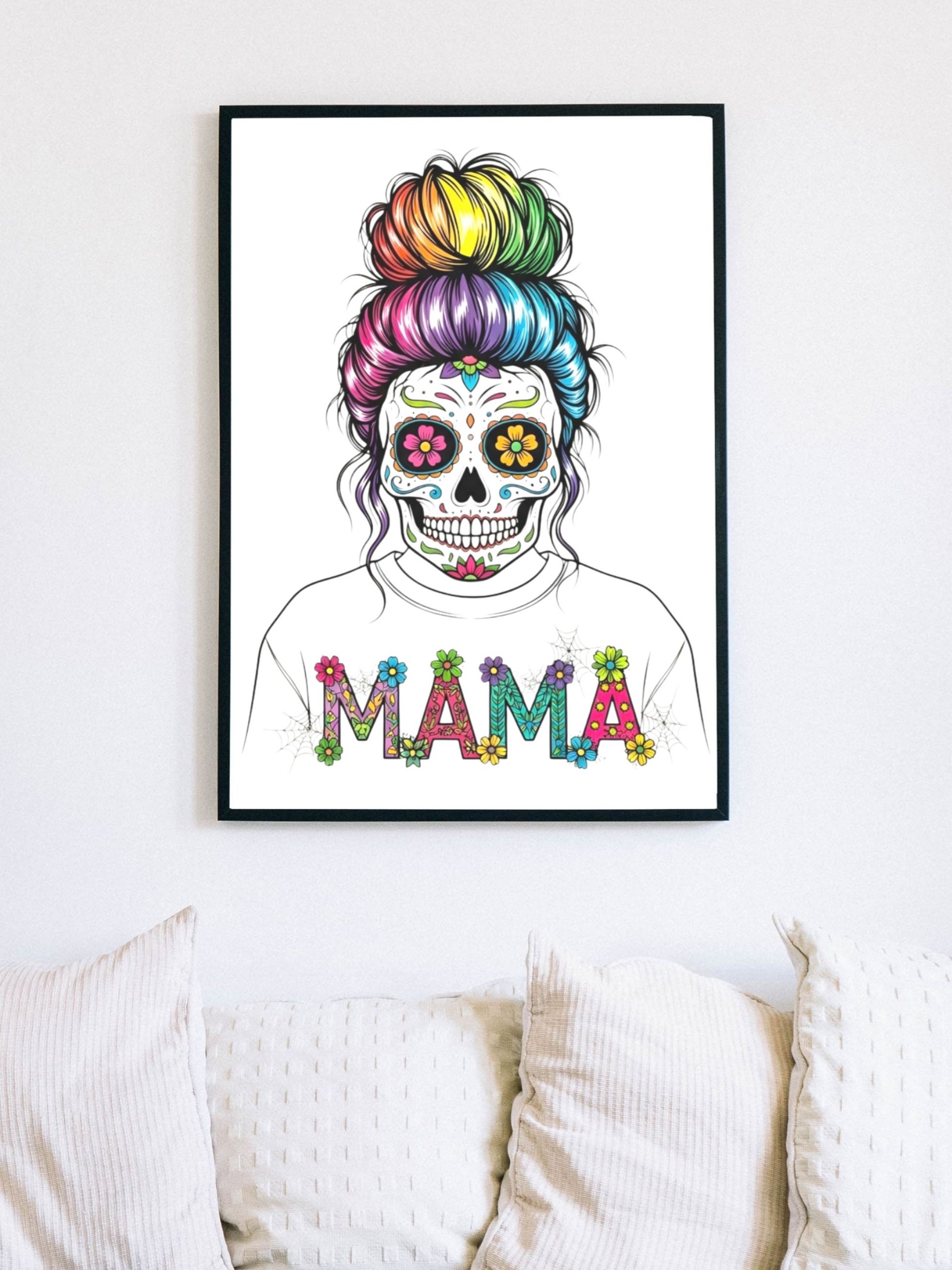 Vibrant Mama Sugar Skull Digital Download product image (5)
