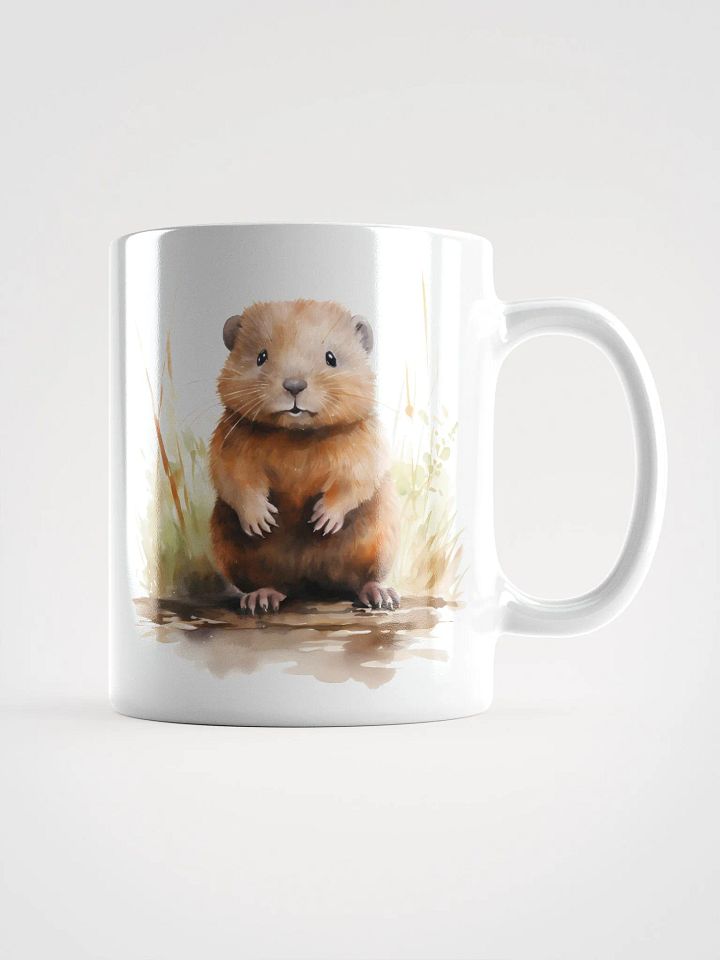 Beaver Baby White Glossy Mug product image (1)
