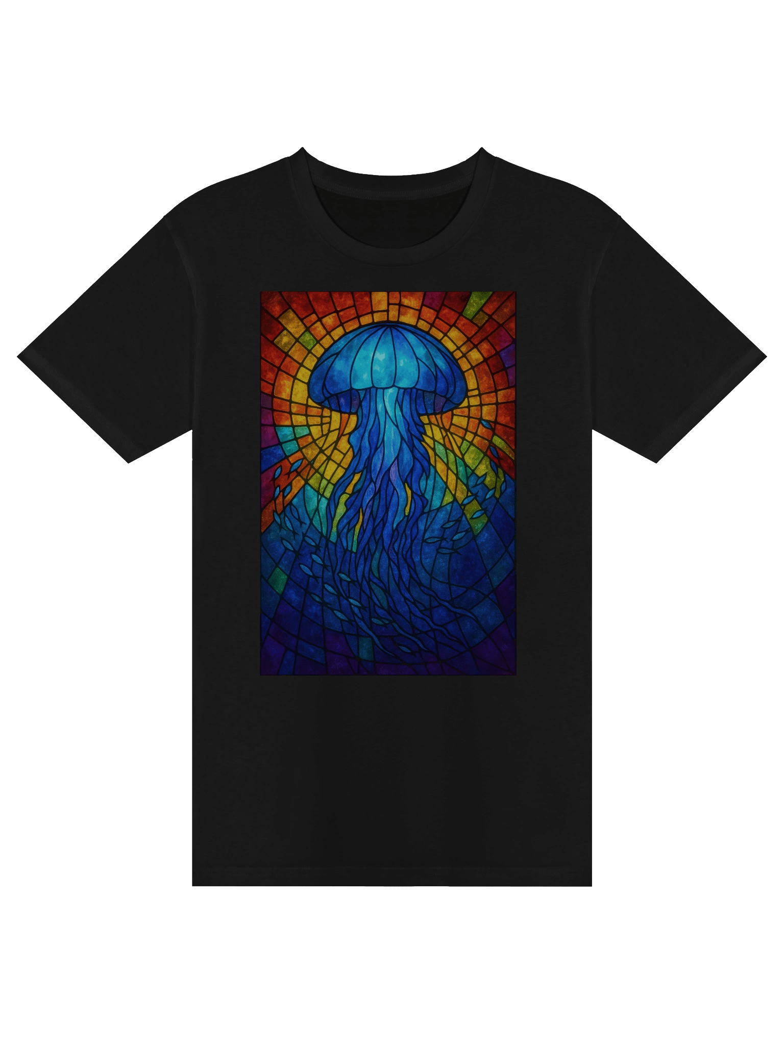 Stained glass jelly fish product image (5)