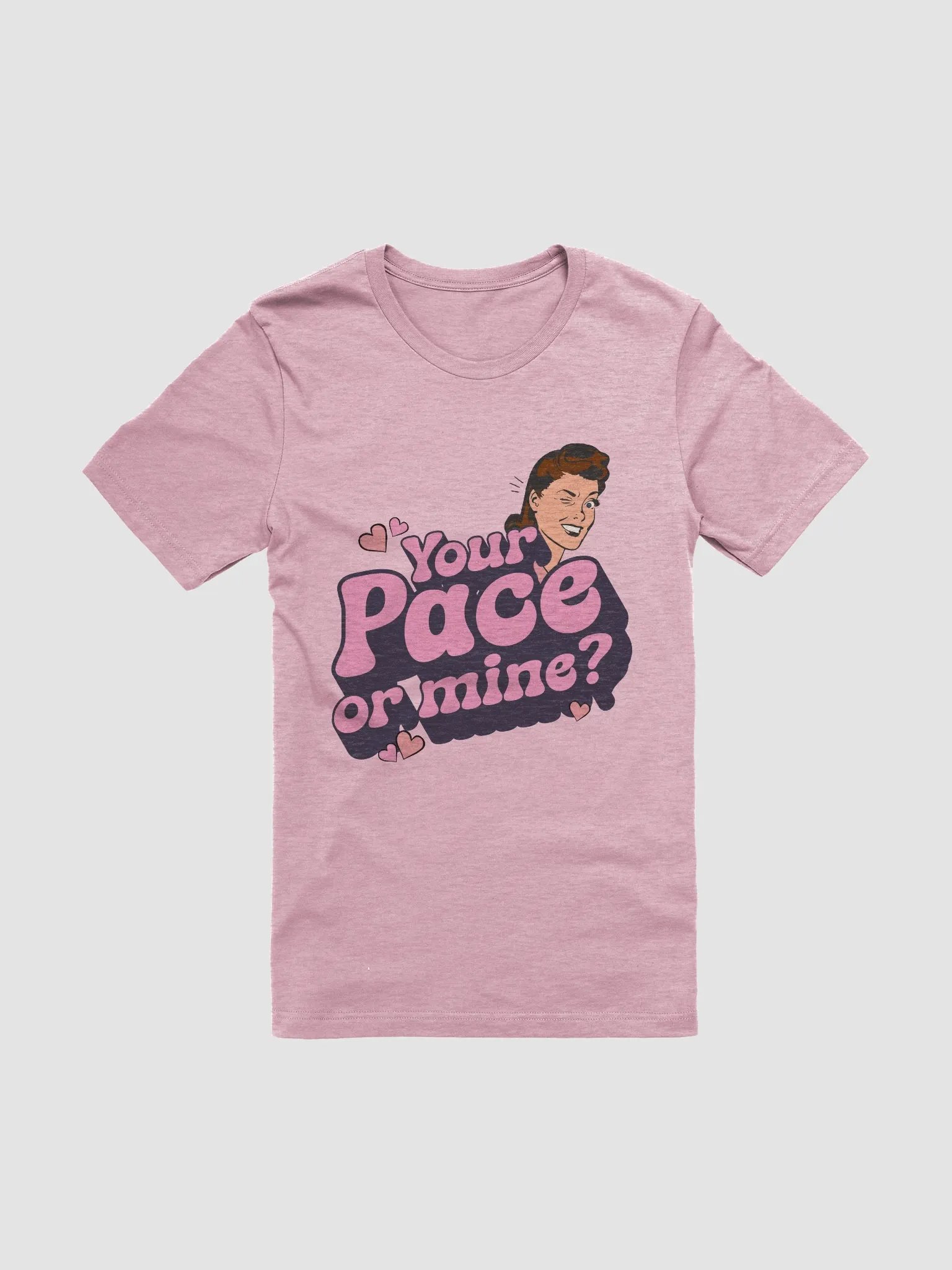 Playful 'Your Pace or Mine?' Tee product image (1)
