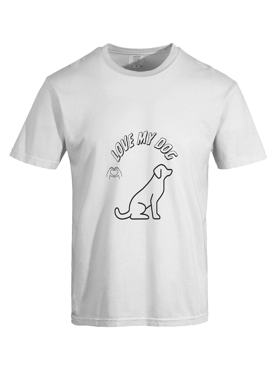 Love My Dog Heavyweight Cotton T-Shirt product image (60)