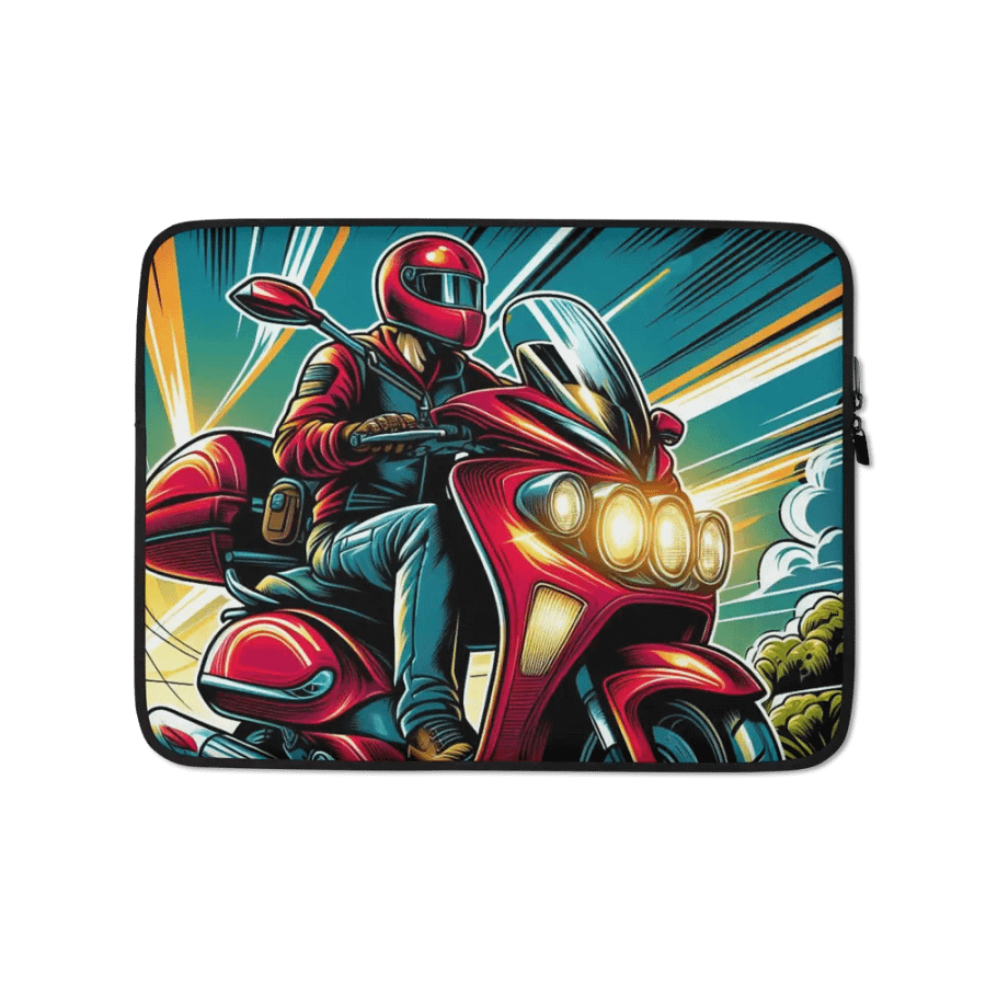Speedster Rider Laptop Sleeve product image (1)