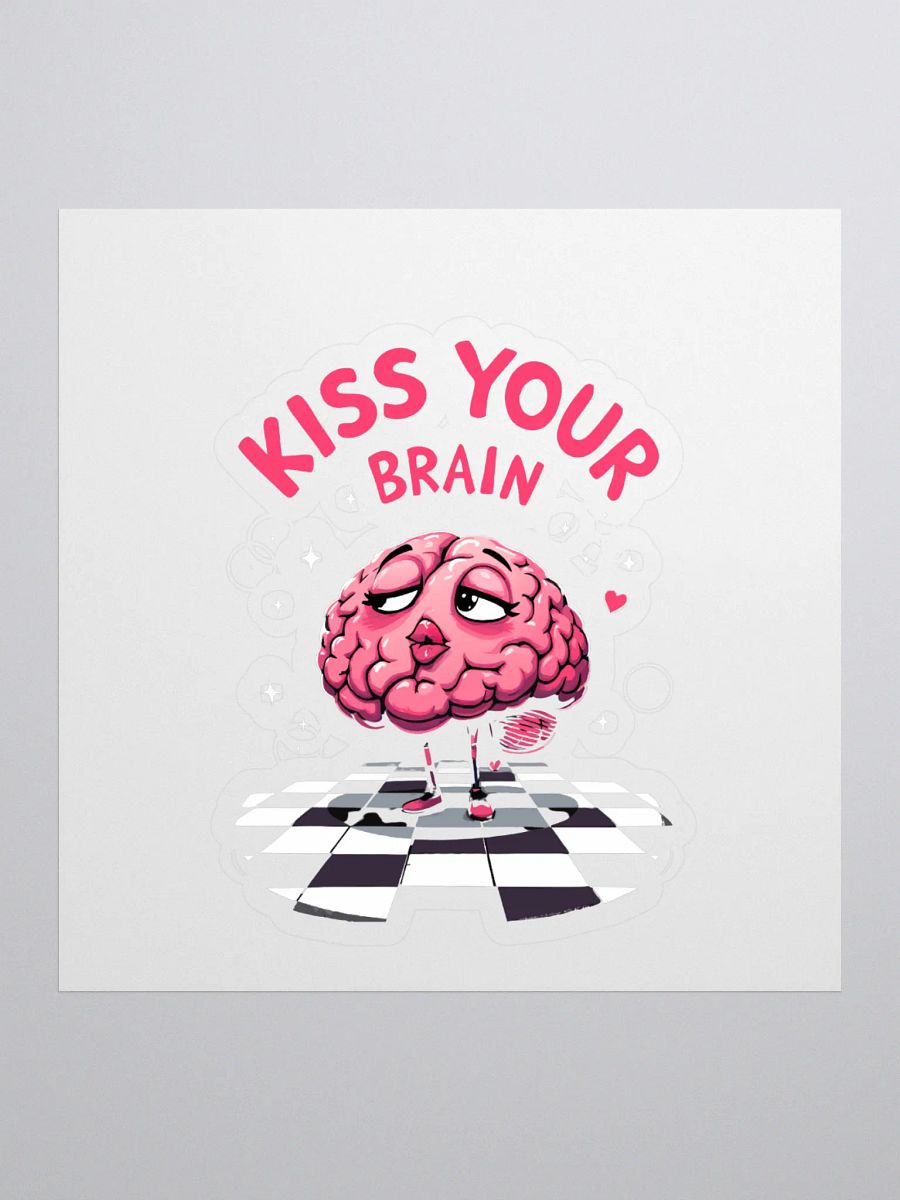 Kiss Your Brain Vinyl Stickers product image (1)