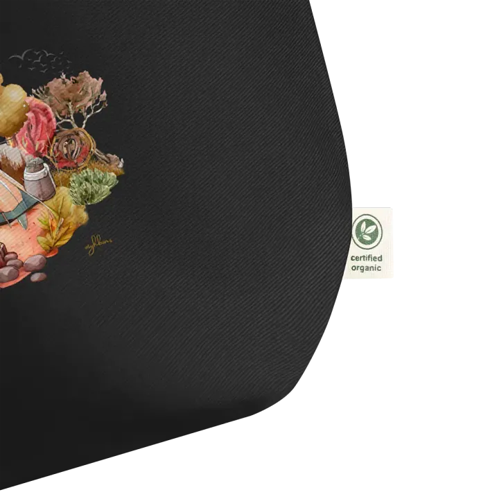 Camping Bear Eco Tote Bag - Large product image (2)