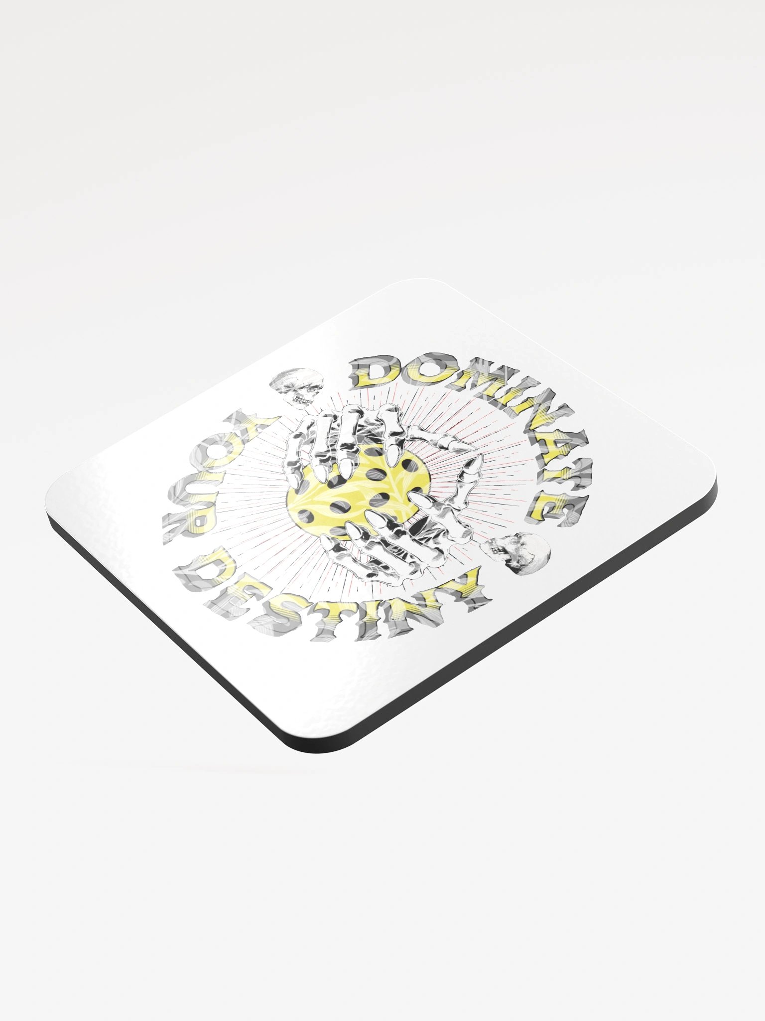Dominate Your Destiny Pickleball Glossed Coaster product image (4)