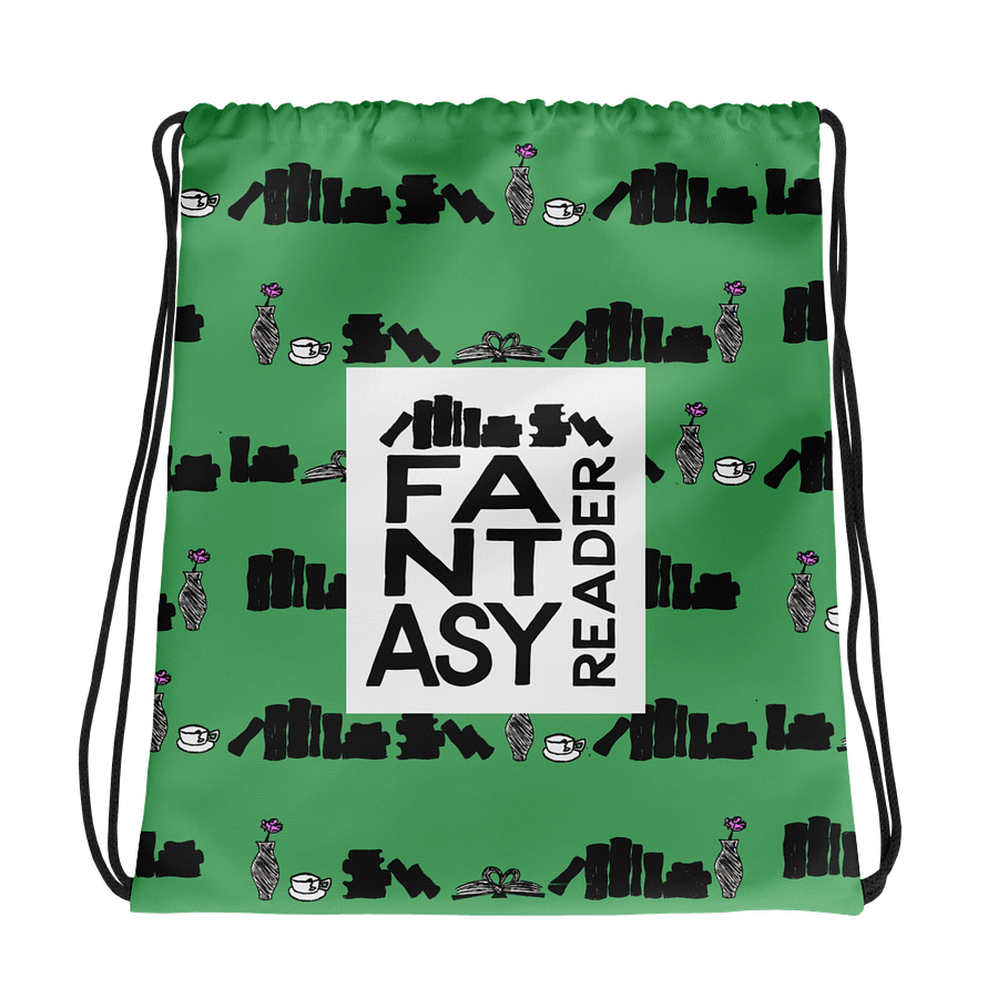 Classy Fantasy Reader Drawstring Bag product image (1)