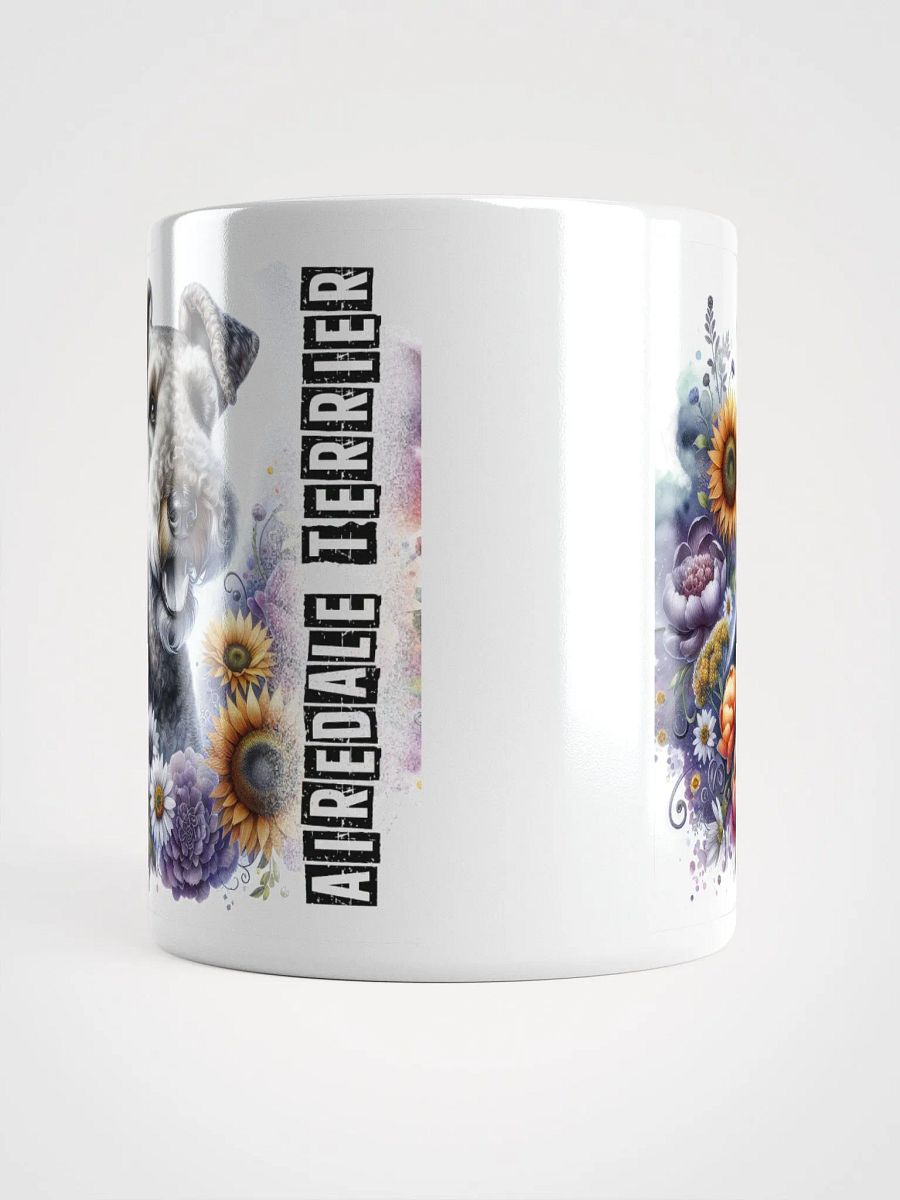 Floral Airedale Terrier Mug product image (5)
