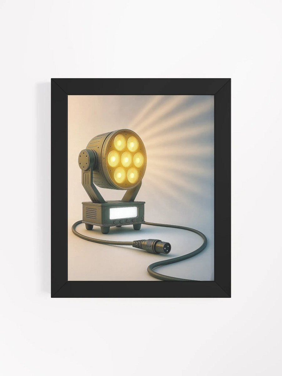 Theatrically Jerry: "Amber Ray's" Moving Head Wash Light Fine Art Print product image (24)