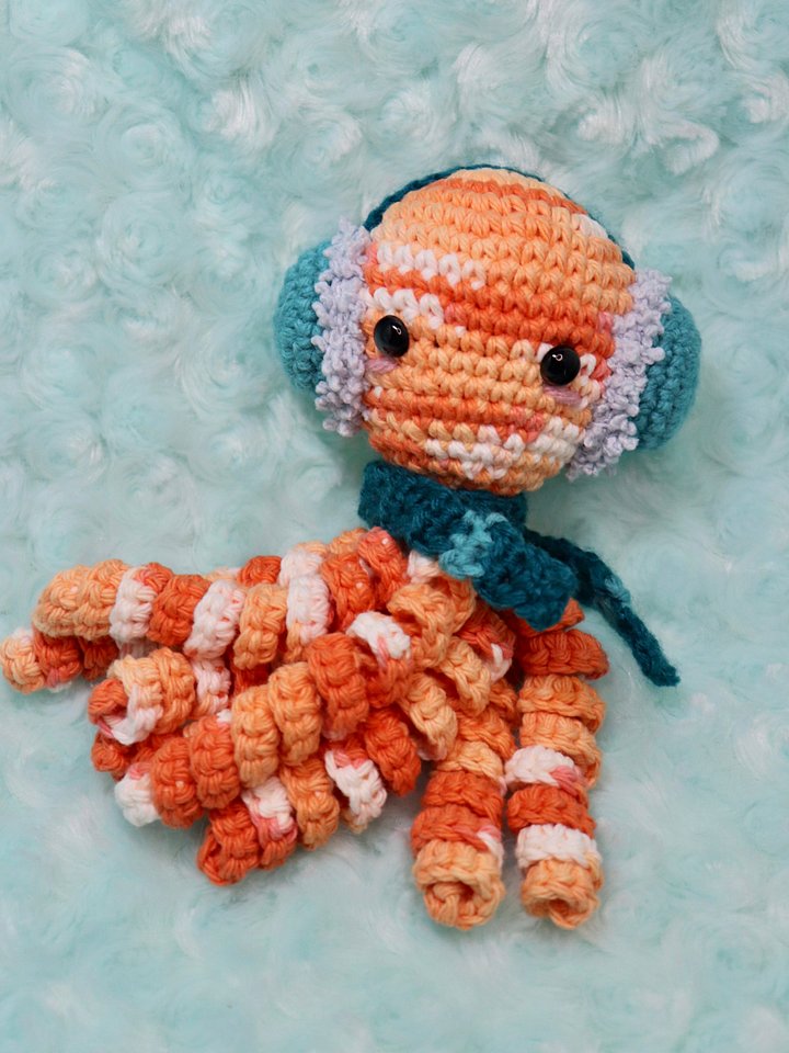Orange Cozy Octopus product image (1)