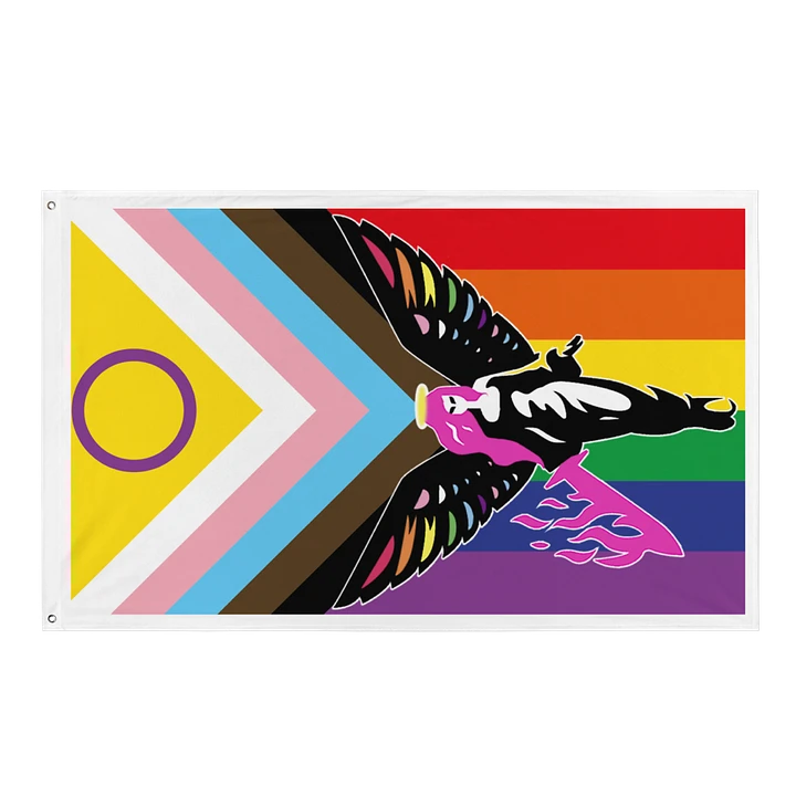 Halo Pride Flag (Vertical Hang) product image (1)
