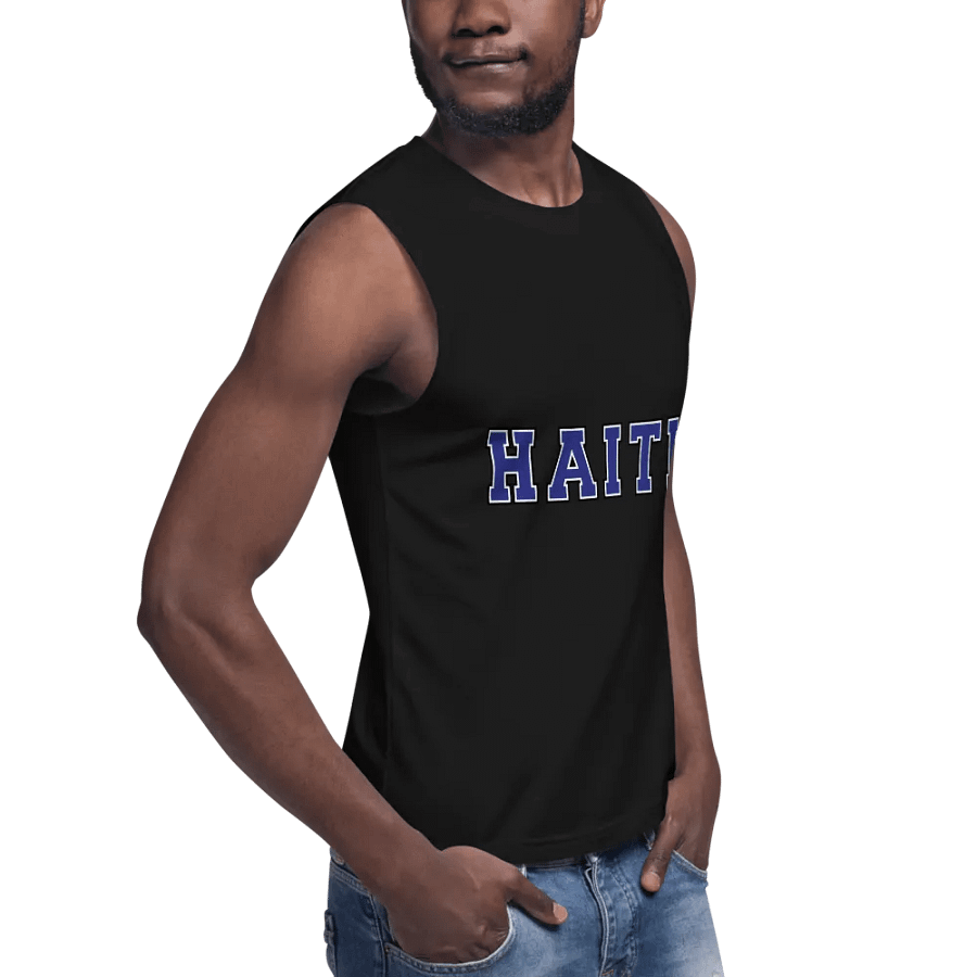 Haiti Varsity Muscle Tank product image (8)