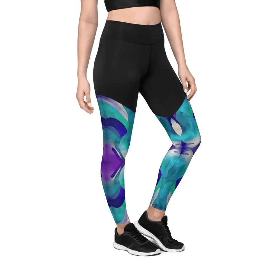 Ethereal Waves Sports Leggings product image (11)