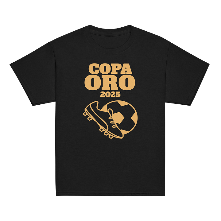 Copa Oro 2025 Soccer Logo Youth Tee product image (7)