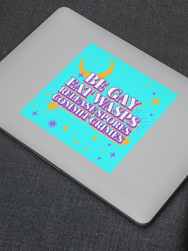 Cordyceps propaganda bubble free stickers product image (1)