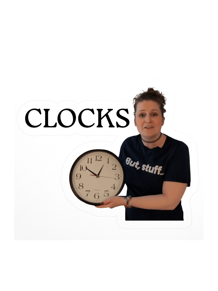 Clocks Sticker product image (3)