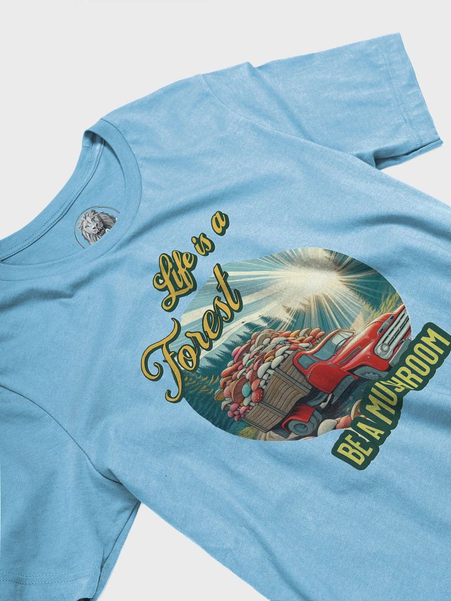 Life is a Forest Be a Mushroom T-Shirt - Vintage Style Fungi Graphic Tee | Retro Red Truck Design | Mushroom Lover Gift product image (5)