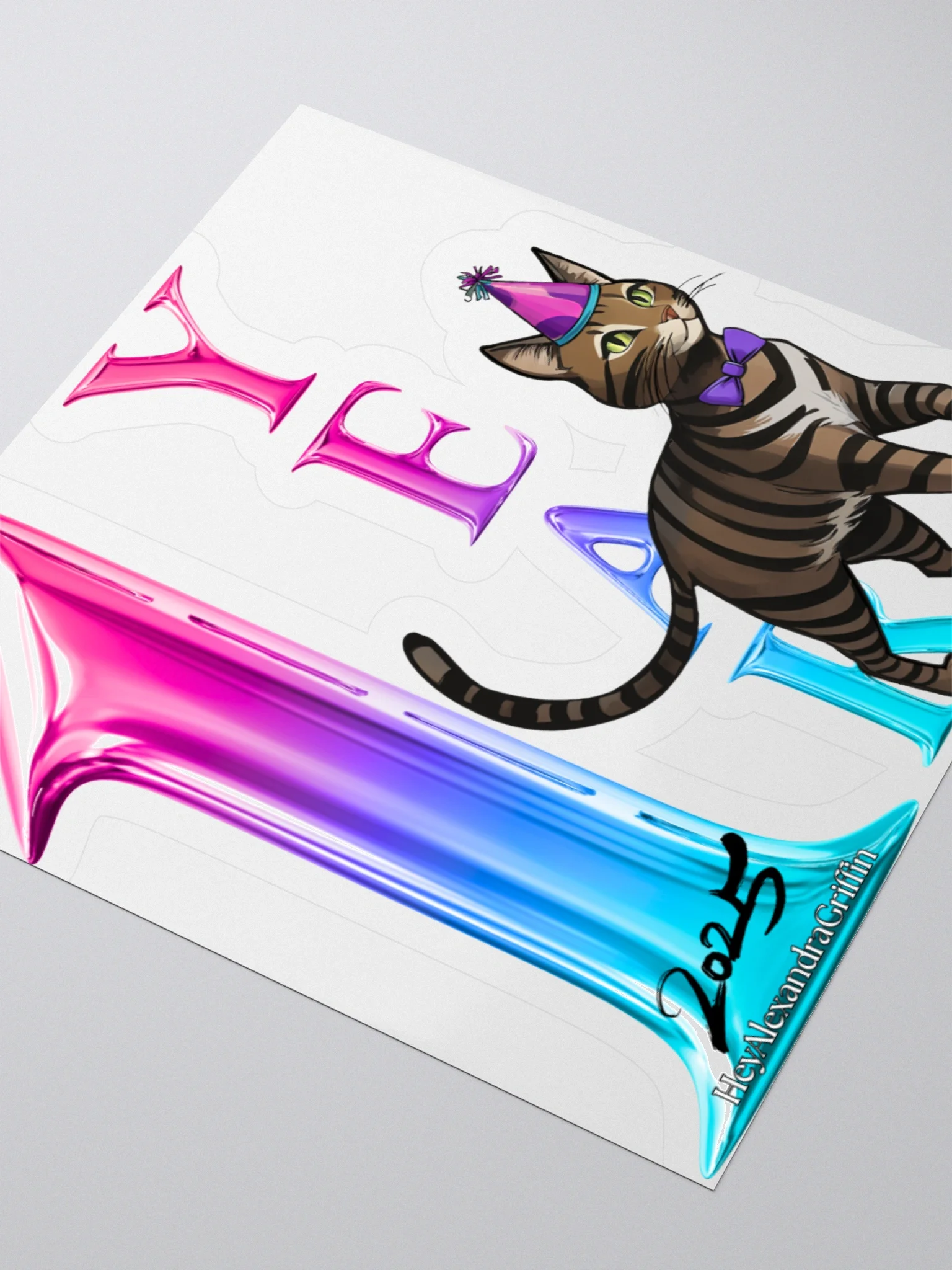 *Limited* 1 year Streamaversary Sticker!! product image (6)