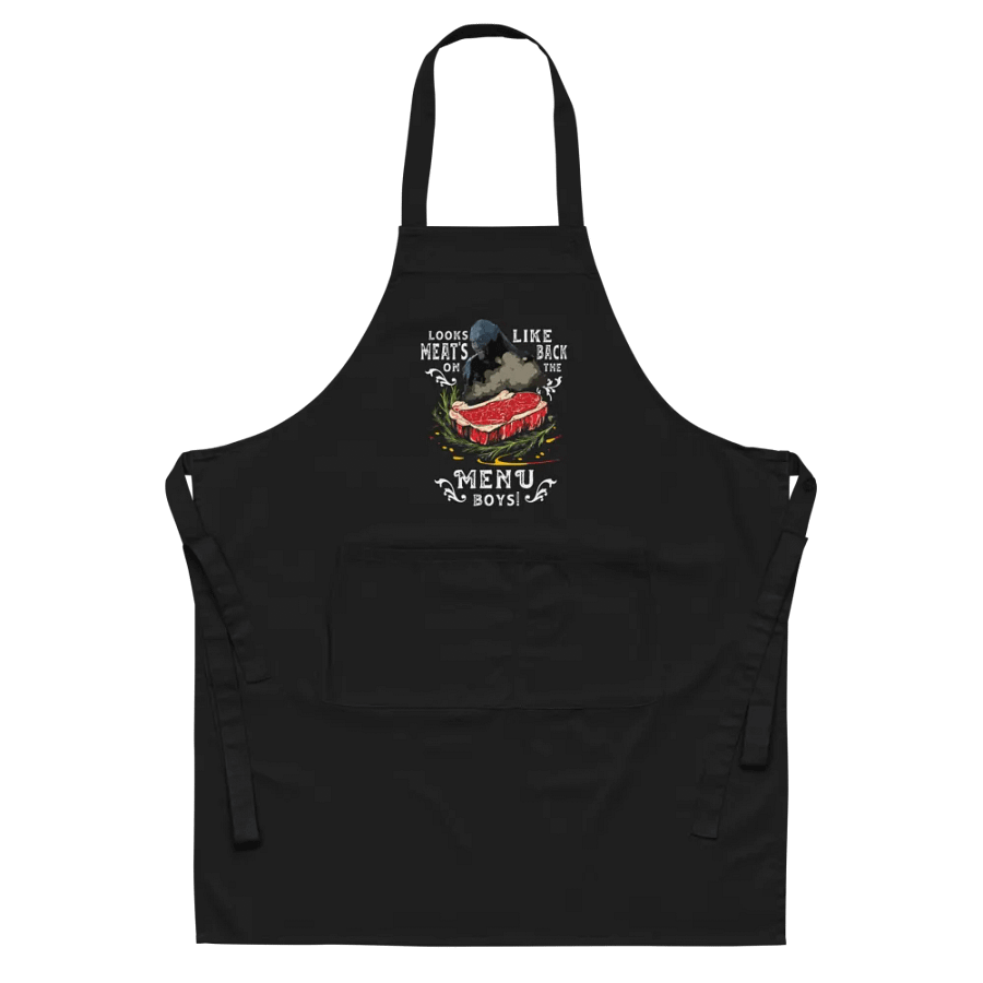 Looks like meat's back on the menu boys! Apron (EU only) product image (6)