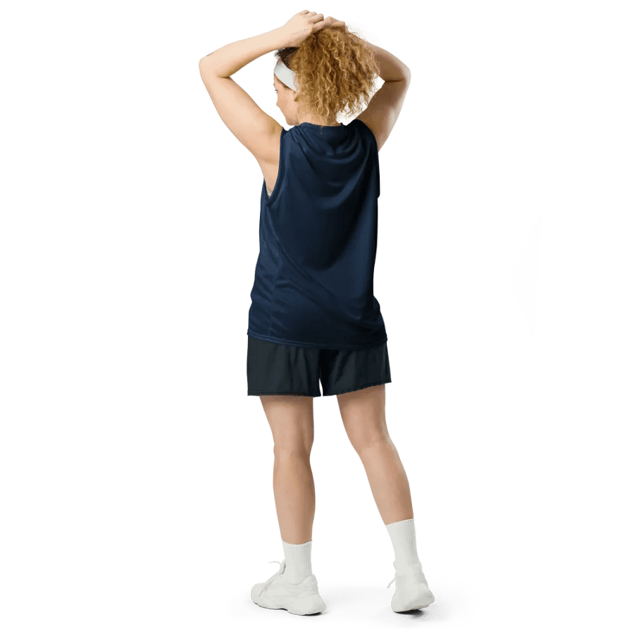 Intricate Circle Unisex Basketball Jersey_Navy product image (12)